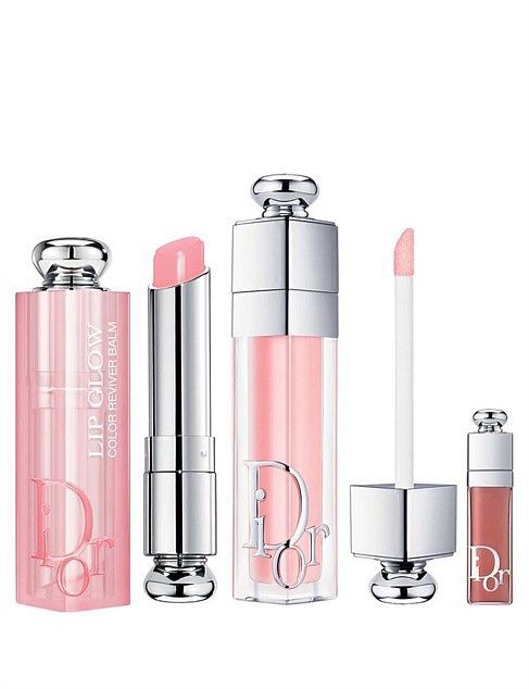 Dior Addict Lip Essentials 3pc Set + Gift Box Lip Glow & Maximizer
