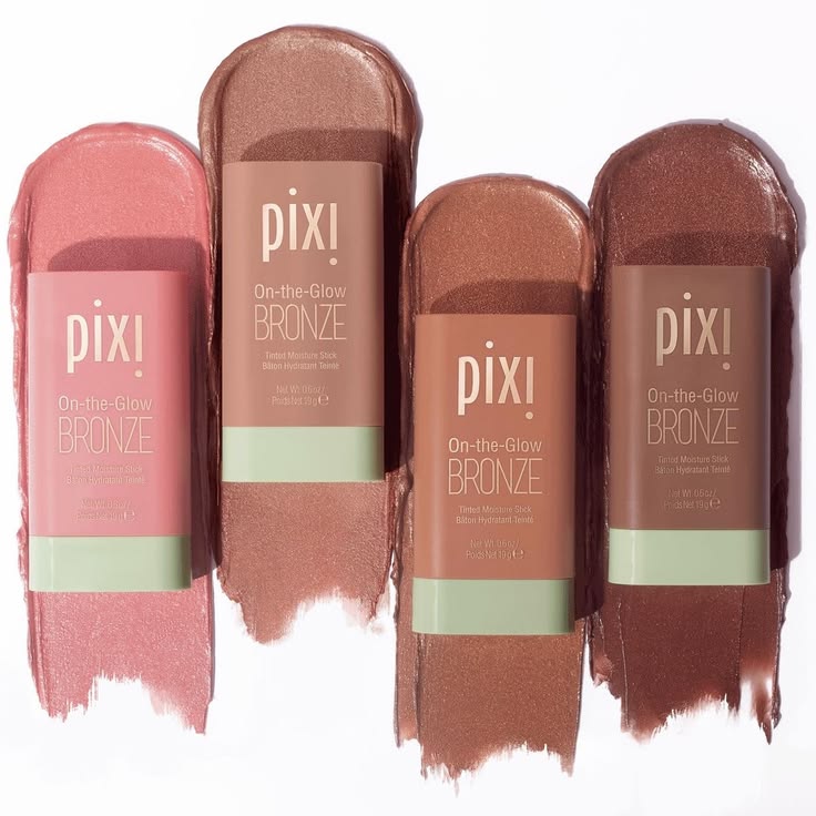 PIXI BEAUTY ON-THE-GLOW BRONZE | PACK OF 4 IN EXTRA AFFORDABLE RANGE + 1 BLUSH GIFT