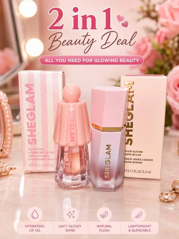 Beauty Deal (Buy One Get One Free Deal( Get Lip-Oil Free)