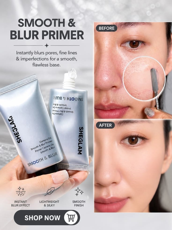 SHEGLAM Camera on Smooth & Blur Primer