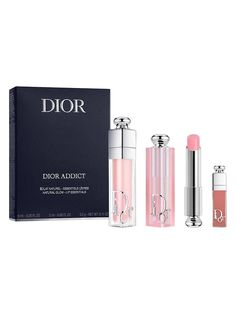 Dior Addict Lip Essentials 3pc Set + Gift Box Lip Glow & Maximizer