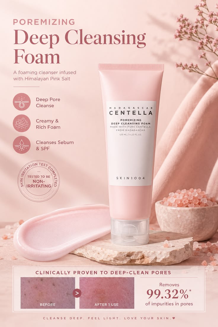 Skin1004 Madagascar Centella Poremizing Deep Cleansing Foam