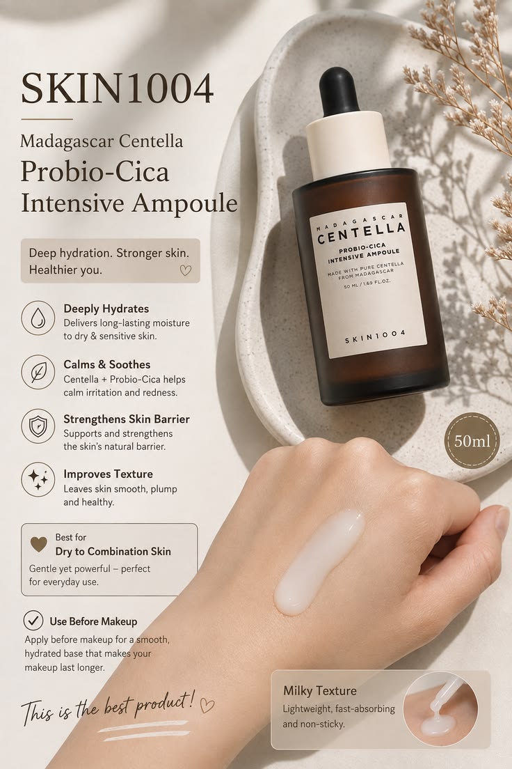 Skin1004 Madagascar Centella Probio-Cica Intensive Ampoule