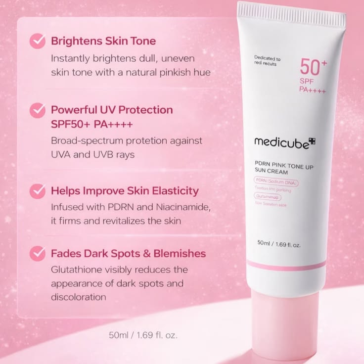 Medicube PDRN Pink Tone-Up Sun Cream