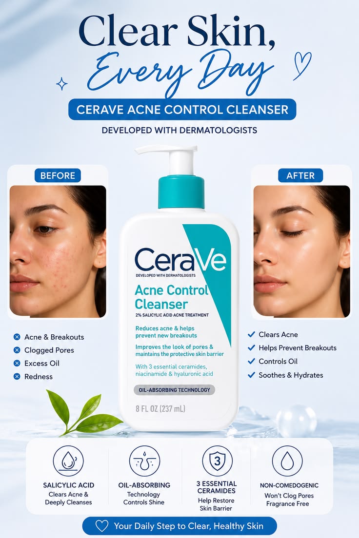 CeraVe Acne Control Cleanser