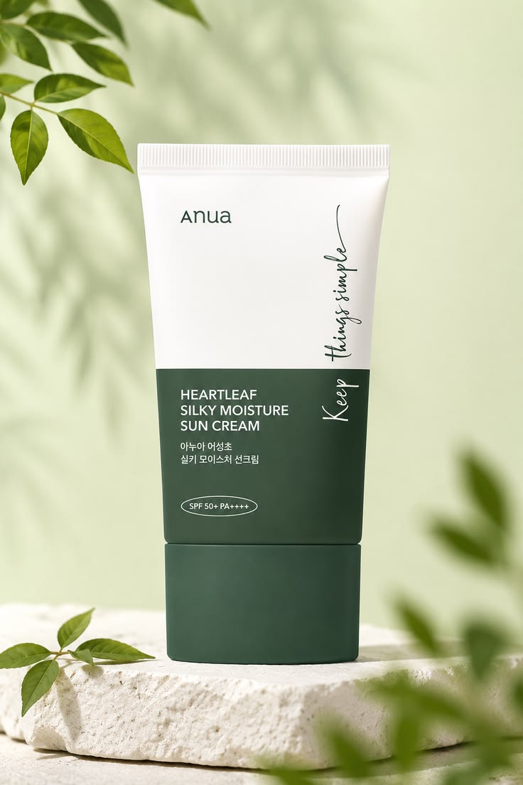 Anua Heartleaf Silky Moisture Sun Cream