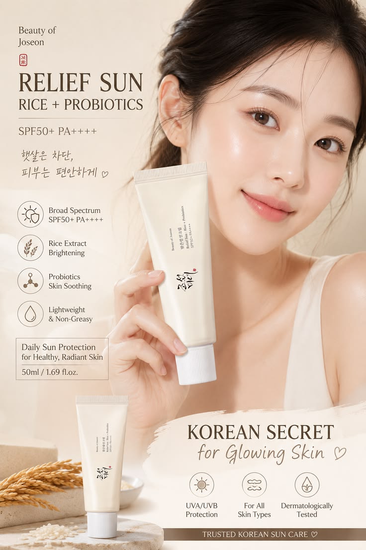 Beauty of Joseon Relief Sun Rice+Probiotics SPF50 PA++++