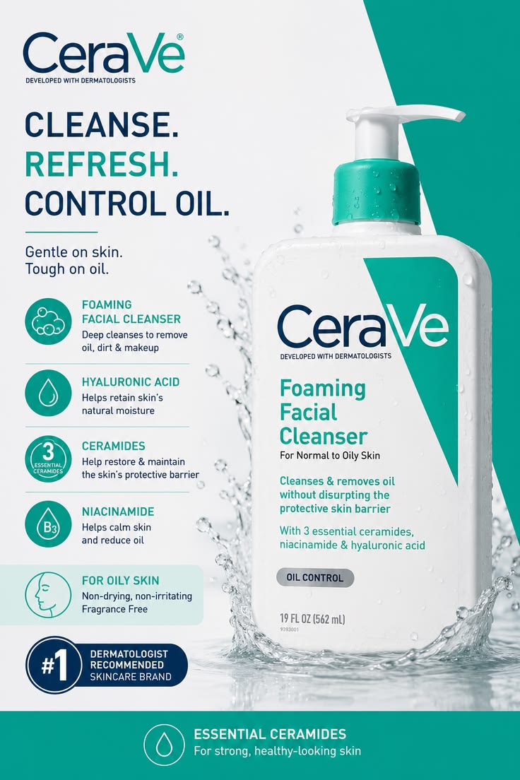 CeraVe Foaming Facial Cleanser