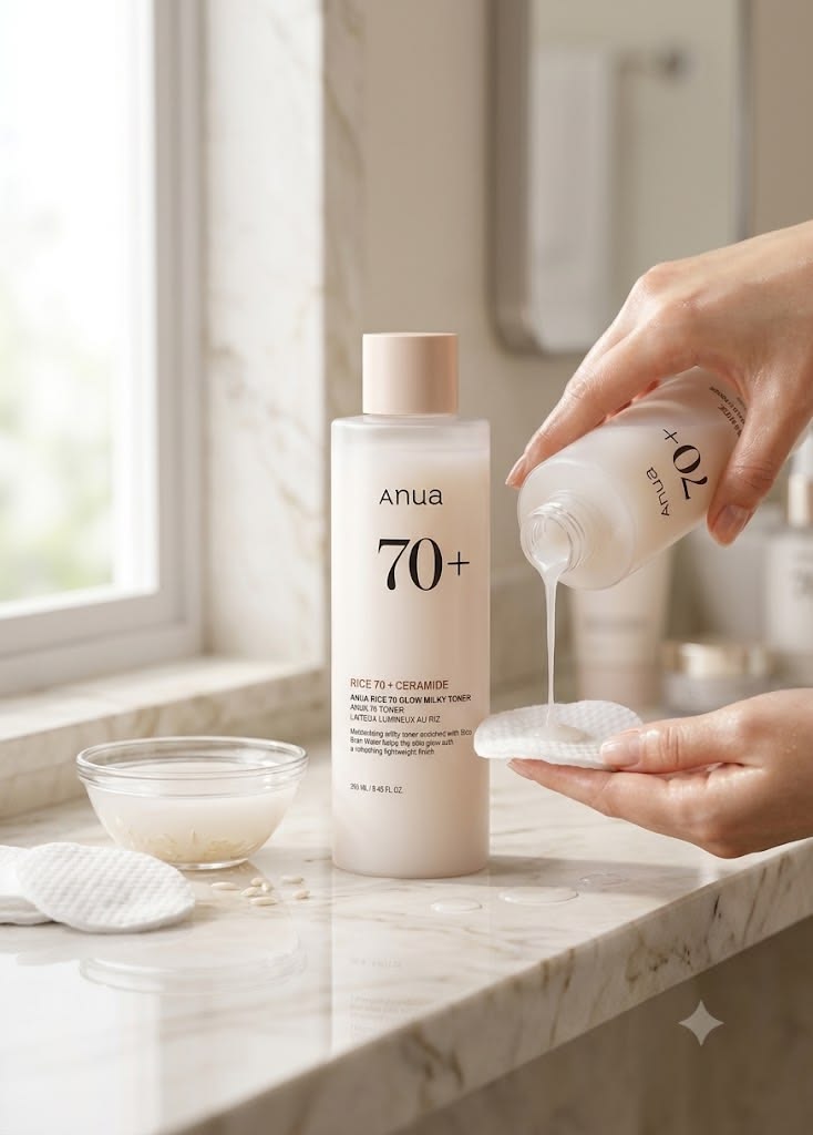 Anua Rice 70 Glow Milk Toner -250ml