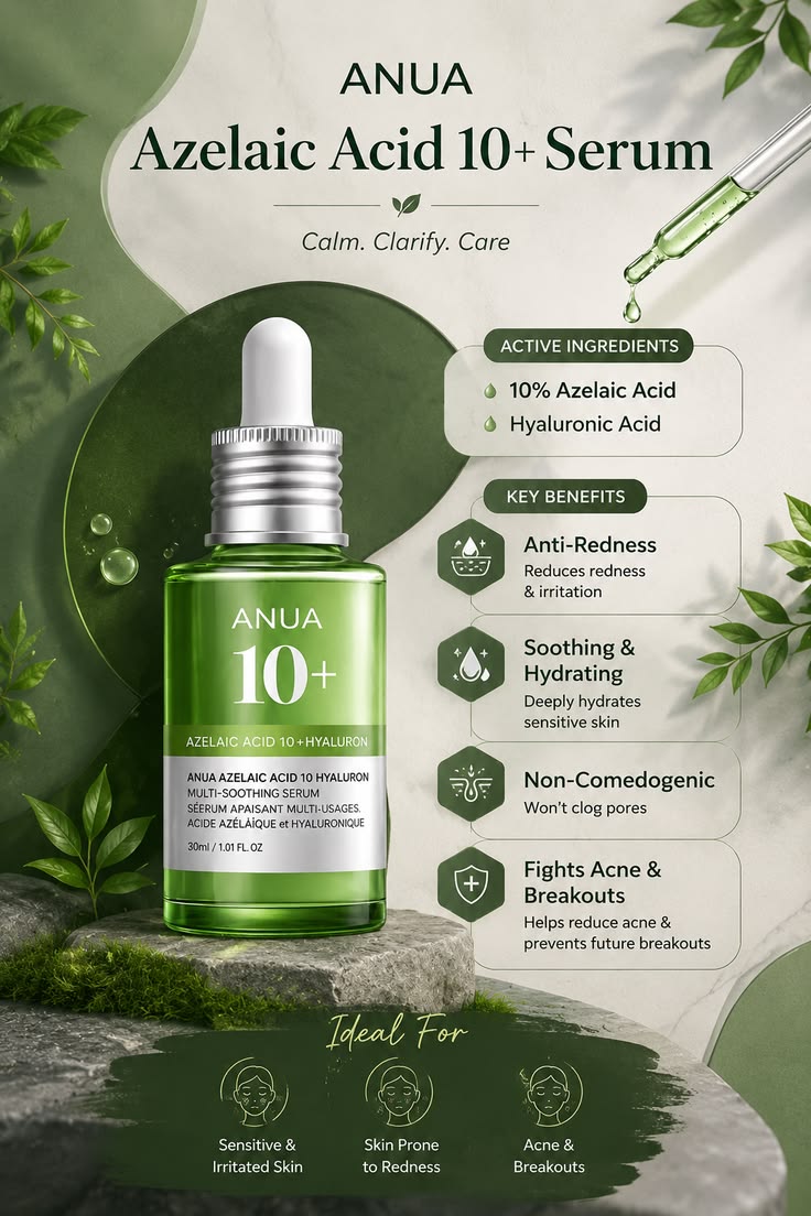 Anua Azelaic Acid Serum 10+ Hyaluron