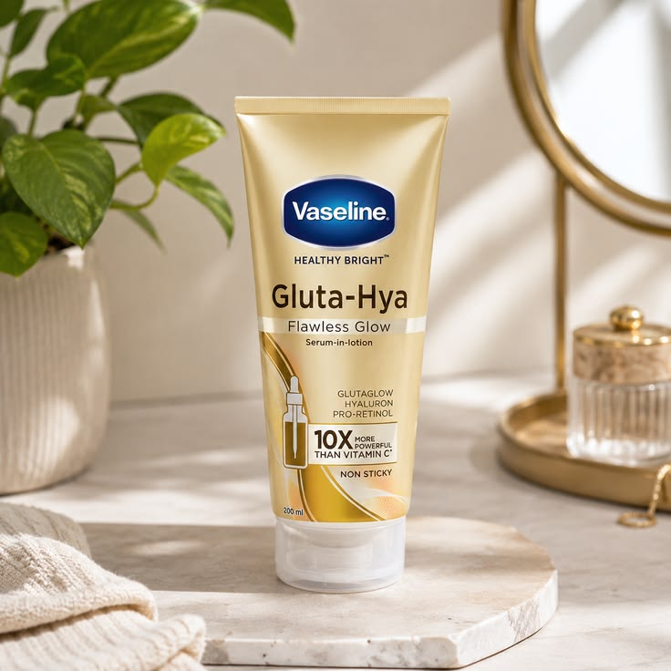 Vaseline Essential Gluta-Hya Serum Burst Body Lotion 300ml
