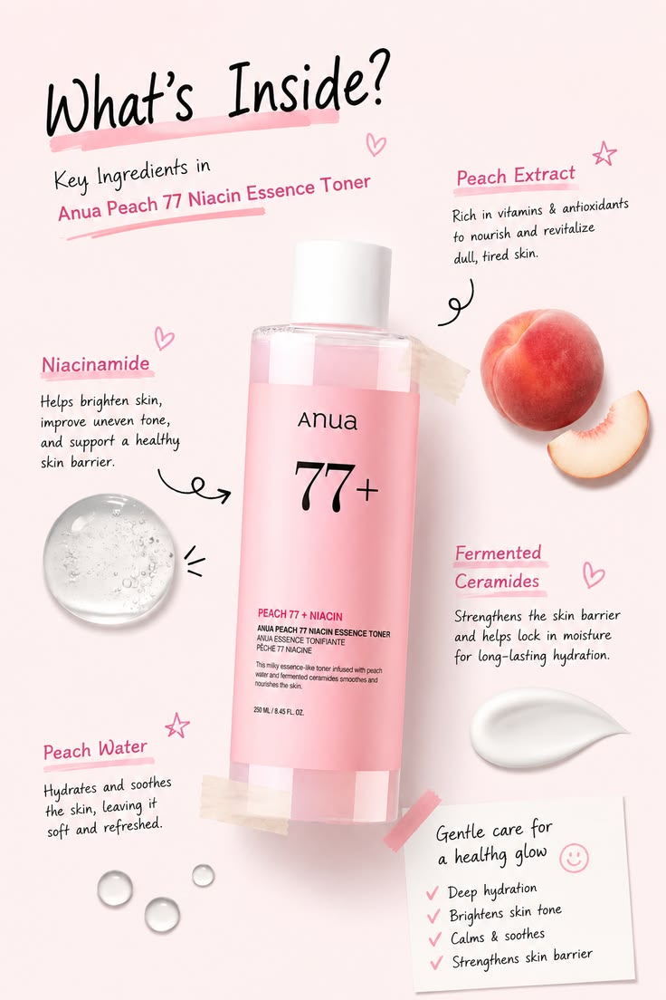 Anua Peach 77 niacin Esscence Toner